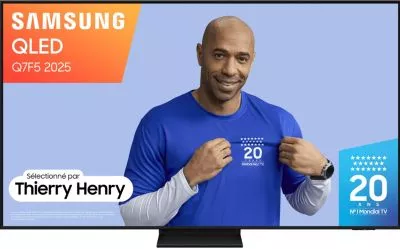 TV QLED SAMSUNG TQ75Q7F5 (2025) 75" (189 cm) 4K - Smart TV avec IA