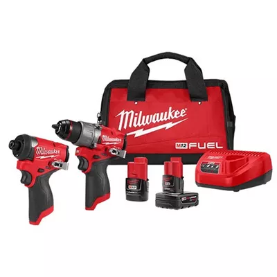 Milwaukee 3497-22 M12 FUEL 2-Tool Combo Kit with Drill/Impact Driver