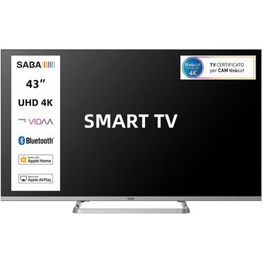 SABA SA43KM10VDA SMART TV 43" ULTRA HD 4K, Sistema...