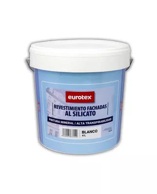 REVESTIMIENTO FACHADA AL SILICATO 4L BLANCO