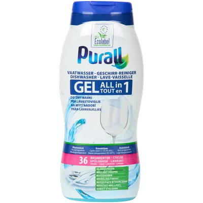 Gel na mytí nádobí Purall All-in-1