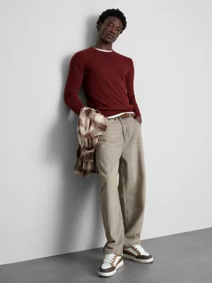 Jersey de cuello redondo