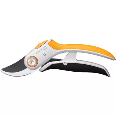 Fiskars Gartenschere Plus PowerLever Bypass-Gartenschere Metall P751