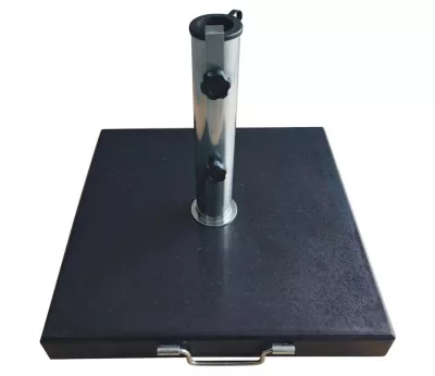 Parasolfod, sort, 30 kg