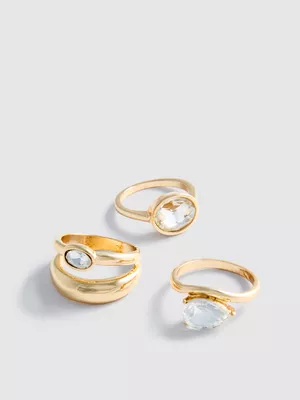 Pack de tres anillos surtidos de Paula Echevarría