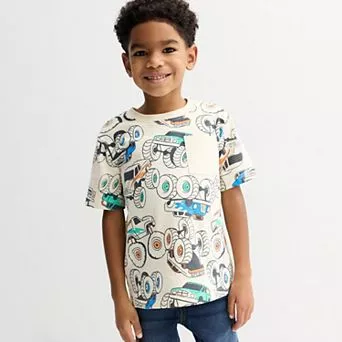 Boys 4-12 Jumping Beans® Short Sleeve Graphic Pocket Tee