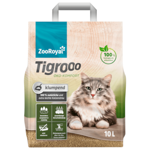 ZooRoyal Tigrooo Öko-Komfort Klumpstreu 10l