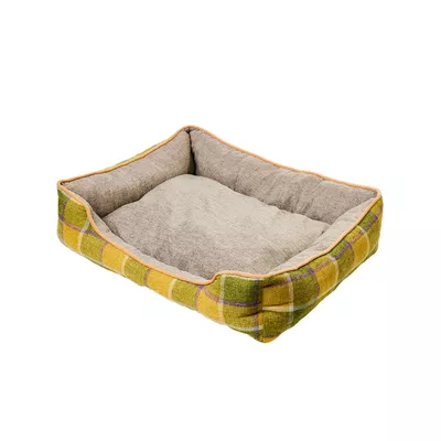Check Print Pet Bed 75x60cm