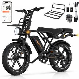 RCB Bici elettrica MTB G19 20"×4.0 250W batteria 48V 1080Wh sensore di coppia
