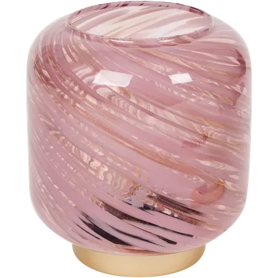 Skleněná stolní lampa