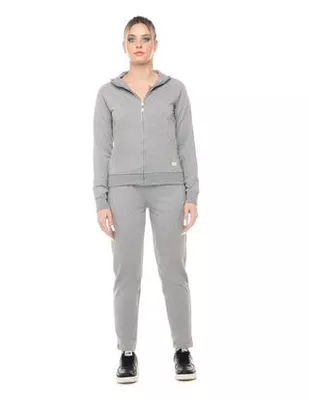 LEONE 1947 APPAREL Tuta da donna con colletto e zip non felpata Leone Be Glam