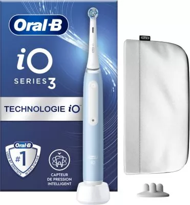 Brosse à dents électrique ORAL-B iO 3 Bleue Edition cadeau