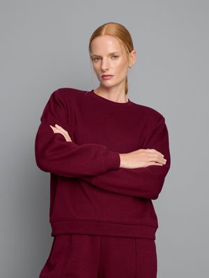 Sudadera con mucho algodón y hombreras