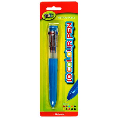 Retractable Ballpoint Pen Multicolour