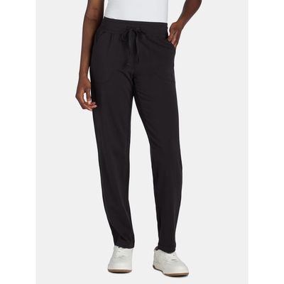 Athletic Works Women's and Women's Plus Jersey Knit Pants, Sizes XS-4X