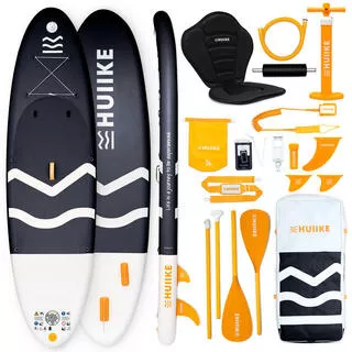 HUIIKE Tavola Sup Gonfiabile Adulti Accessori Premium, HUIIKE, Nero, Alta Stabilità