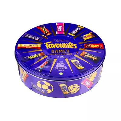 Cadbury Favourites Games Tin 549g