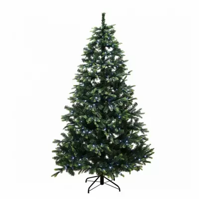 Kunstigt juletræ m/400 LED-lys, 180 cm