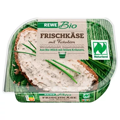 REWE Bio Frischkäse mit Kräutern 175g