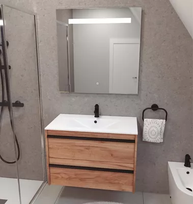 MUEBLE DE BAÑO EMOTION ROBLE 80X45CM