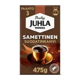 Paulig Juhla Mokka Samettinen kahvi suodatinjauhatus 475g