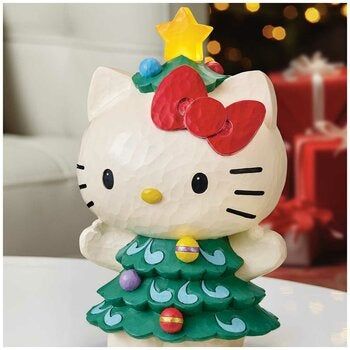 Jim Shore Hello Kitty Dressed As A Christmas Tree 37cm