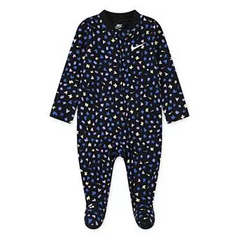 Newborn Baby Girls Nike Essentials All-Over Print One-Piece Coverall