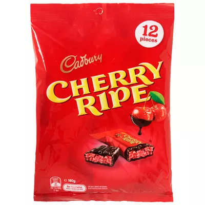 Cadbury Cherry Ripe Sharepack 12pk 180g