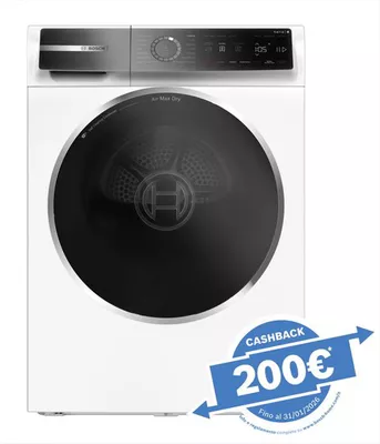 BOSCH - Asciugatrice WRB247C0IT 9Kg Classe A-Bianco
