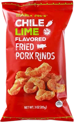 Chile Lime Flavored Fried Pork Rinds