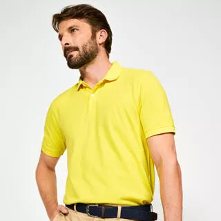 Polo golf uomo MW 500 gialla