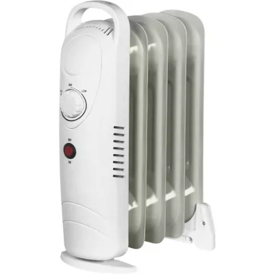 Day, Olieradiator, 5 ribber, hvid, 500 W