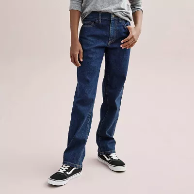 Boys 8-20 Sonoma Goods For Life® Straight-Fit Flexwear Denim Jeans in Regular & Husky Sizes