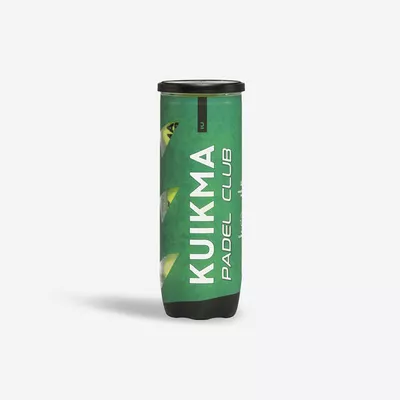 KUIKMA Padelbälle Druckbälle PB Club - 3er-Dose
