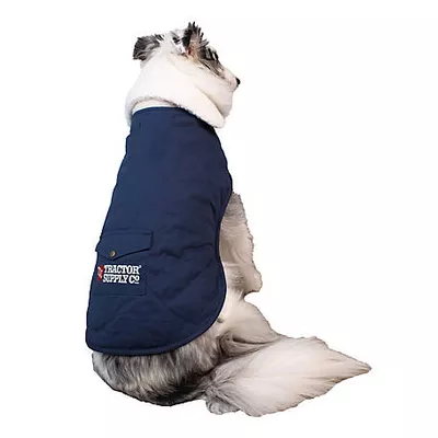 New!  Tractor Supply Quilted Canvas Dog Barn Coat