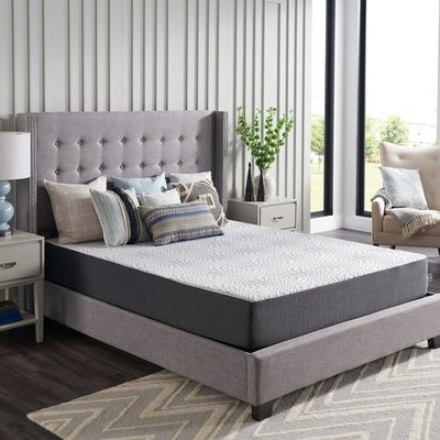 Sealy Essentials 10” Medium Queen Gel Memory Foam Mattress-in-a-Box, Adult