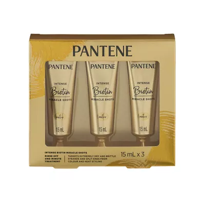 Pantene Intense Biotin Miracle Shots 3x15mL
