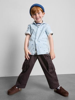 1-9 años | Pantalones cargo de algodón puro