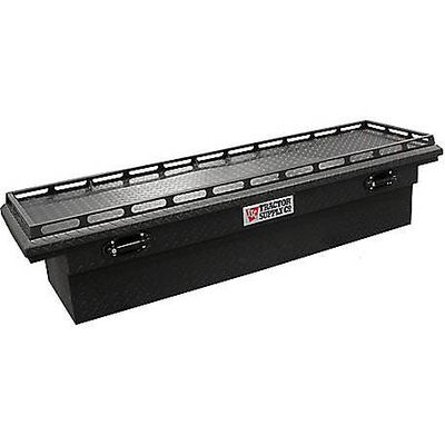 Tractor Supply 10.6 cu. ft. Aluminum Low-Profile Crossover Truck Tool Box for Full-Size Trucks, 70 x 20in., Black