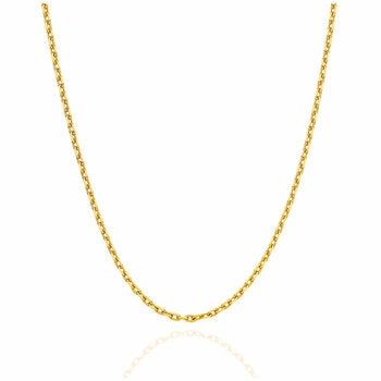 18KT Yellow Gold Diamond Cut Anchor Chain