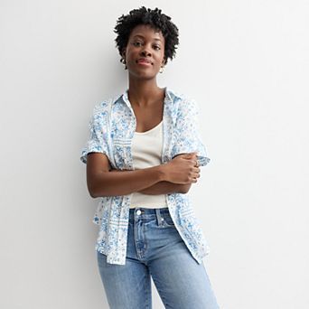 Women's Sonoma Goods For Life® Linen Camp Shirt