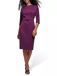 Ponte Sheath Dress