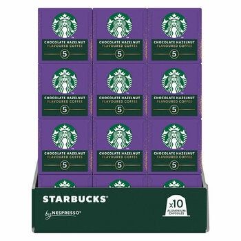 Starbucks by Nespresso Choc Hazelnut Capsules 120 Pack