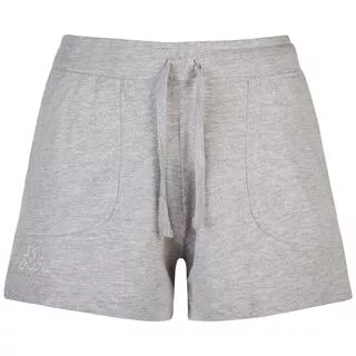 KAPPA pantaloncini da donna in cotone grigio da fitness