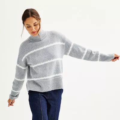 Women's Nine West Mockneck Pullover Sweater