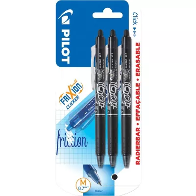 Pilot, Kuglepen, FriXion, 3 stk.