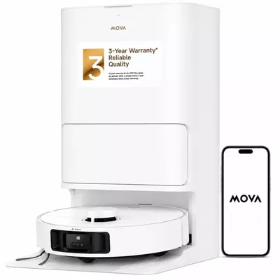 MOVA P10 Ultra Robot Vacuum Cleaner with Smart Mapping and 8,300Pa Suction