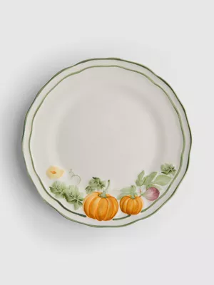 Plato de postre con calabazas