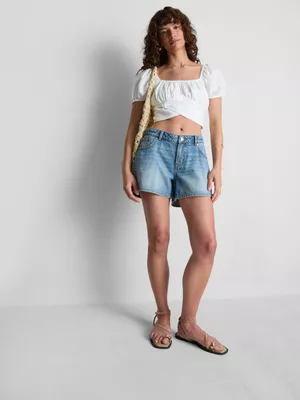 The Primark Scene | Top con lazo en mezcla de algodón