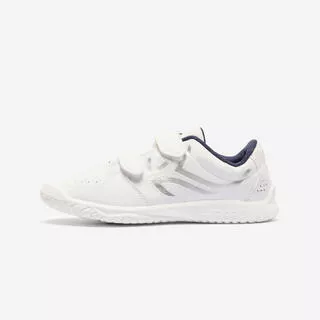 DECATHLON Scarpe da ginnastica bambino TS 100 con strap bianche dal 26 al 39